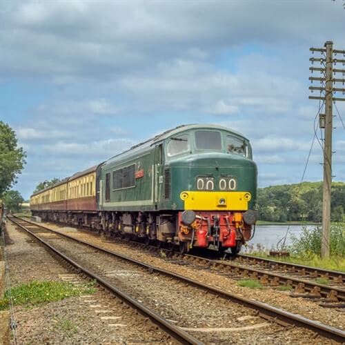 Diesel Locomotive Driving Leicestershire - Train on Tracks Diesel Locomotive Driving Leicestershire - Train on Tracks